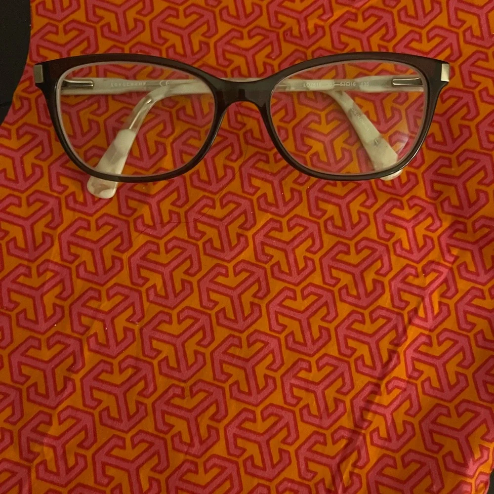 Longchamp Green and White Glasses - Picture 1 of 5